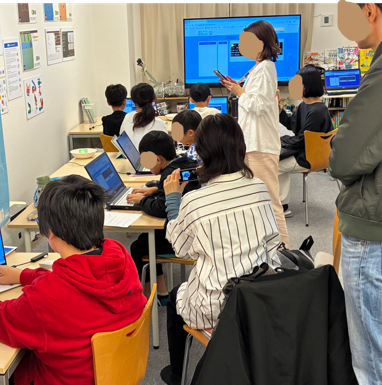 授業参観のようす